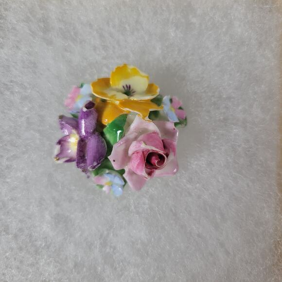 Set of 3 Floral Flowers Gardening Brooches & Pin - Picture 2 of 11